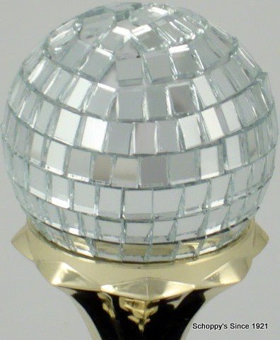 Disco Ball Trophy on Black Round Base - Schoppy's Since 1921