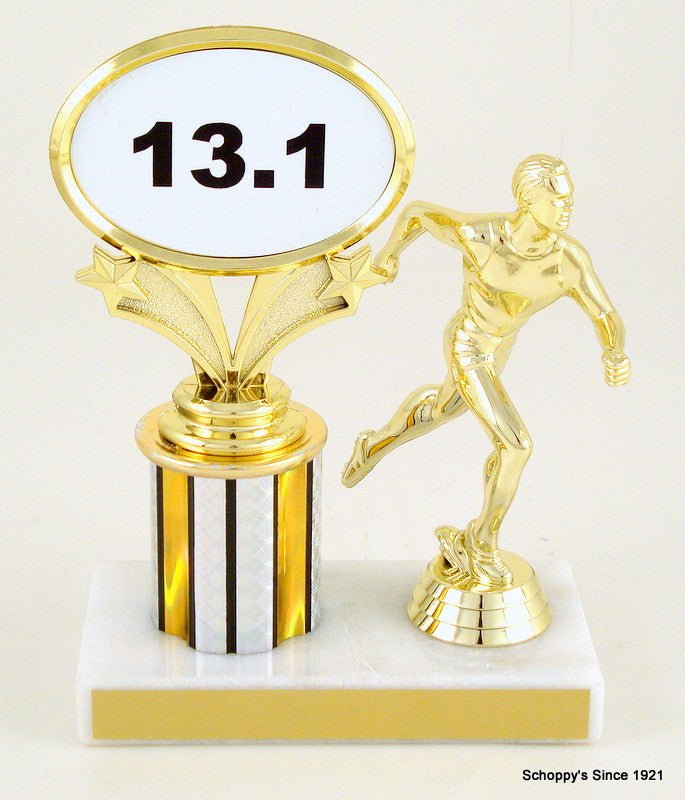 Distance Running Trophy With Runner Figure-Trophy-Schoppy's Since 1921