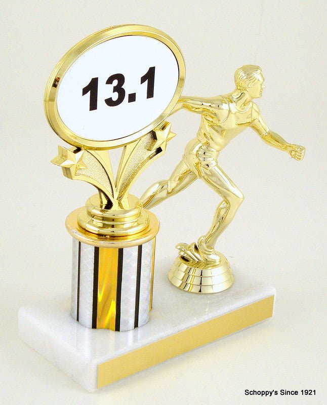 Distance Running Trophy With Runner Figure-Trophy-Schoppy's Since 1921