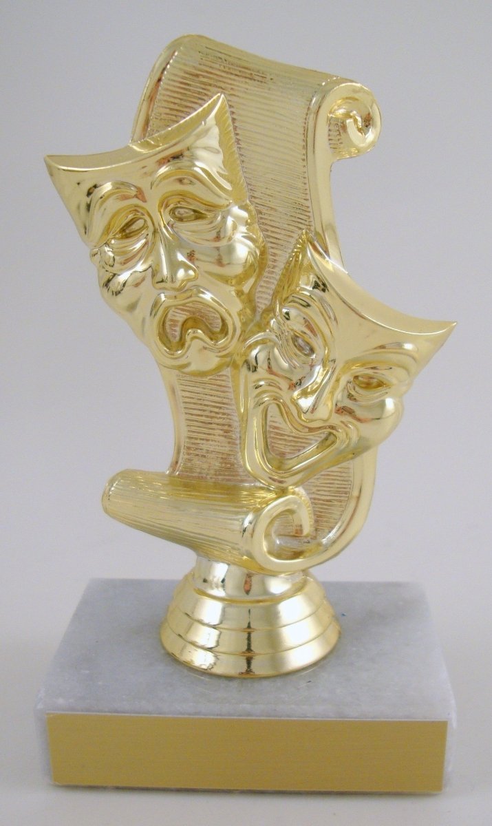 Drama Mask Trophy on Marble Base - Schoppy's Since 1921