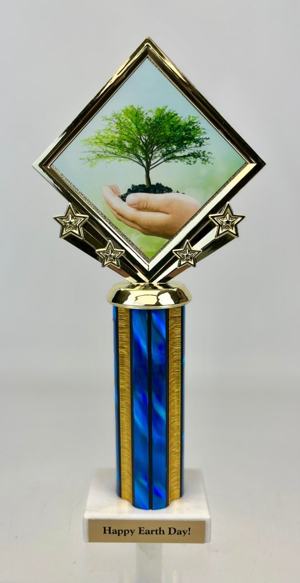 Earth Day Diamond Star Column Trophy - Schoppy's Since 1921