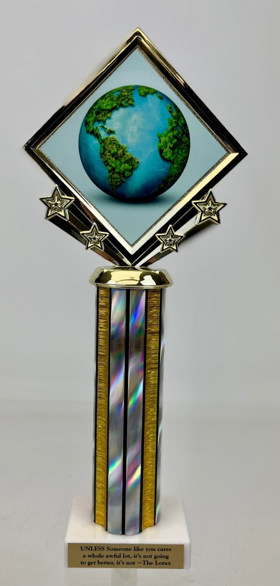 Earth Day Diamond Star Column Trophy - Schoppy's Since 1921