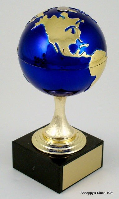 Earth Day Globe Stem on Marble Trophy - Schoppy's Since 1921