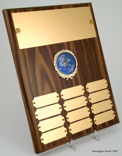 Earth Day Logo Perpetual Plaque - Schoppy's Since 1921