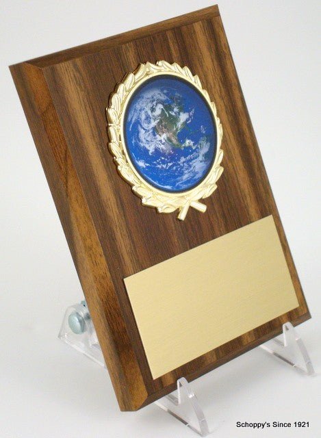 Earth Day Logo Plaque - Schoppy's Since 1921