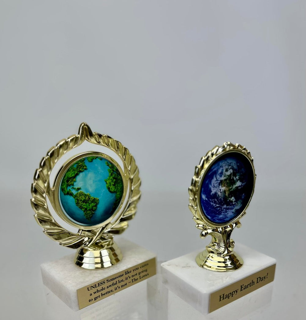 Earth Day Logo Trophy - Schoppy's Since 1921