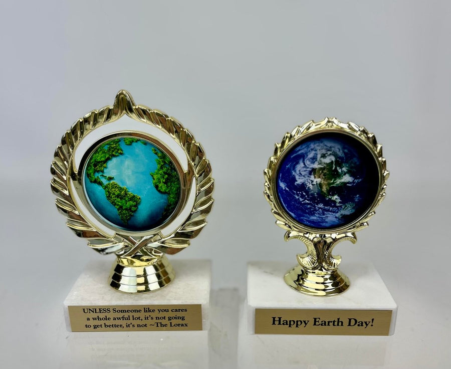 Earth Day Logo Trophy - Schoppy's Since 1921