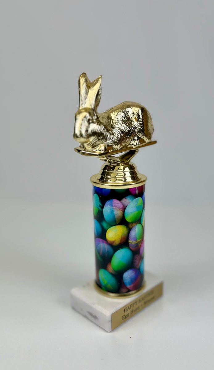 Easter Bunny Eggs Custom Column Trophy - Schoppy's Since 1921