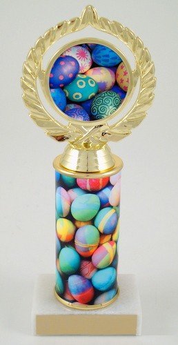 Easter Egg Custom Column Logo Trophy - Schoppy's Since 1921