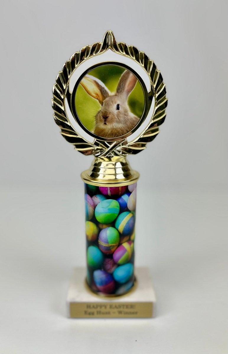 Easter Egg Custom Column Logo Trophy - Schoppy's Since 1921