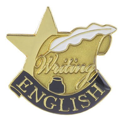 English Writing Achievement Lapel Pins - Schoppy's Since 1921