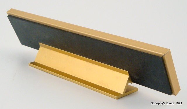 Executive Desk Nameplate Gold - Schoppy's Since 1921