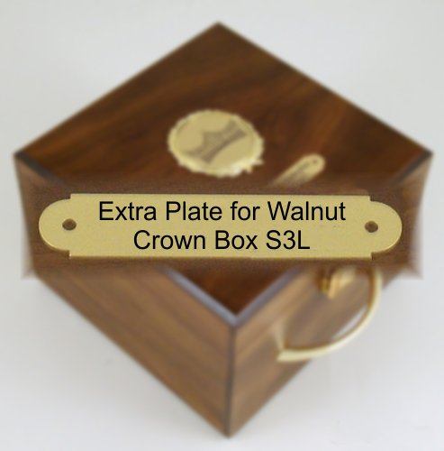 Extra Plate for Walnut Crown Box - Schoppy's Since 1921