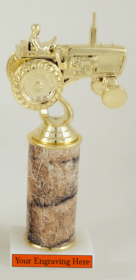 Fall Custom Column Trophy - Schoppy&
