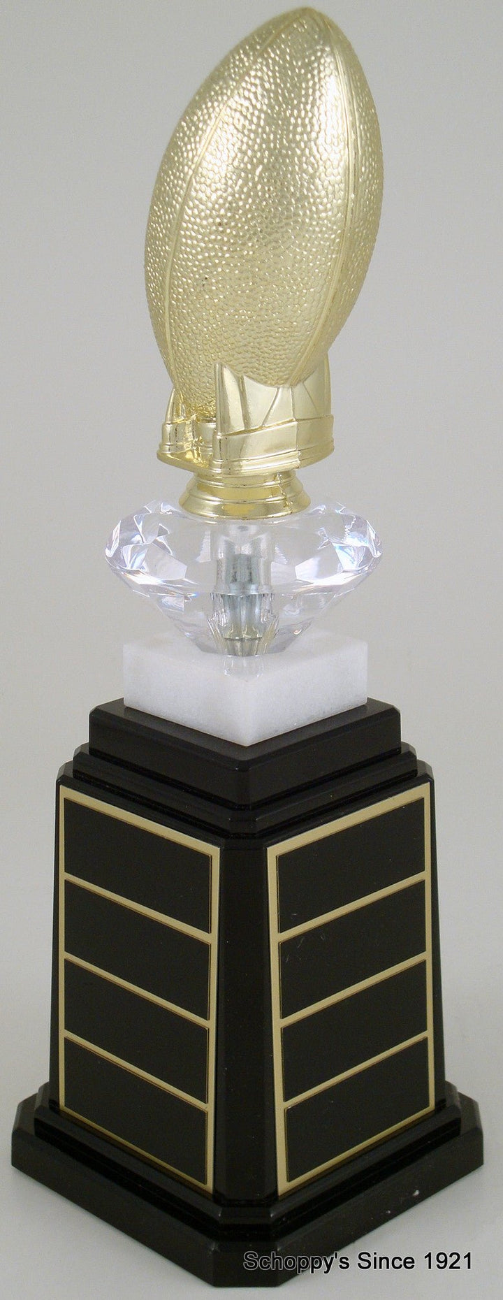 Fantasy Football Football Figure Tower Base Trophy-Trophy-Schoppy's Since 1921