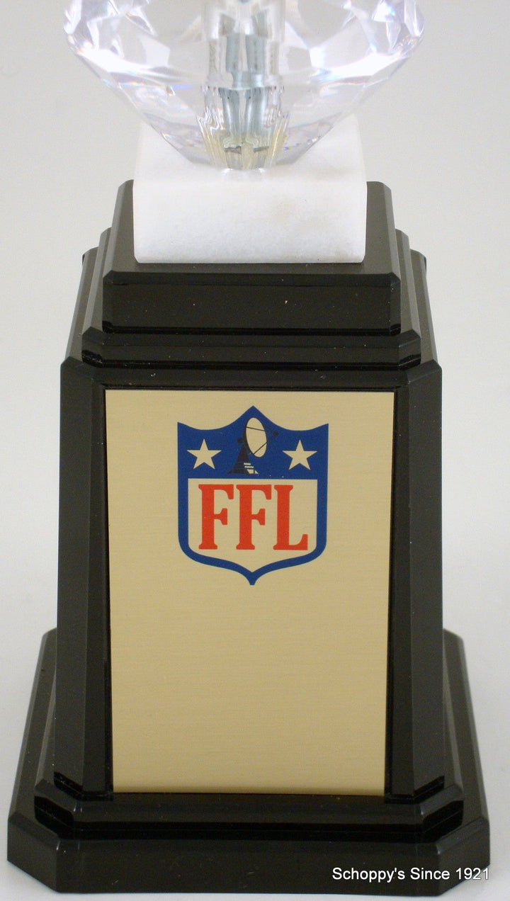 Fantasy Football Football Figure Tower Base Trophy-Trophy-Schoppy's Since 1921