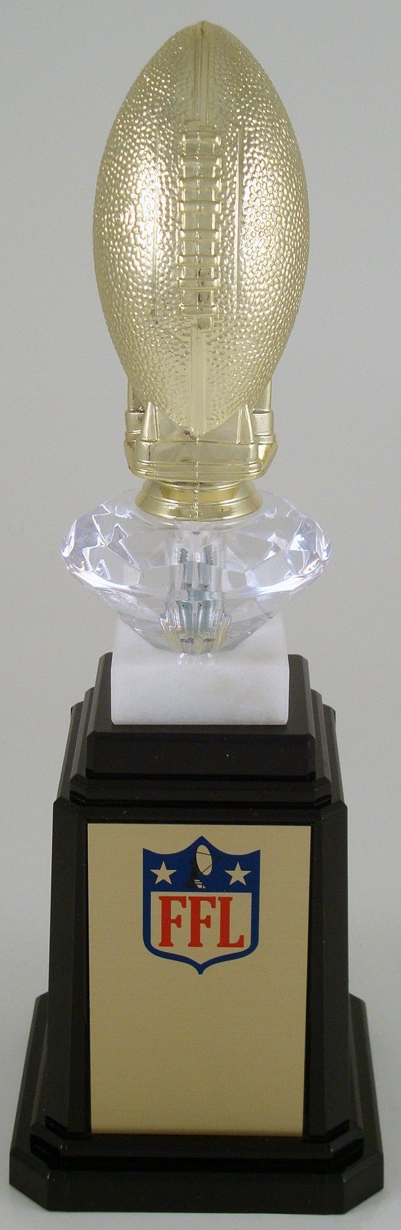 Fantasy Football Football Figure Tower Base Trophy-Trophy-Schoppy's Since 1921