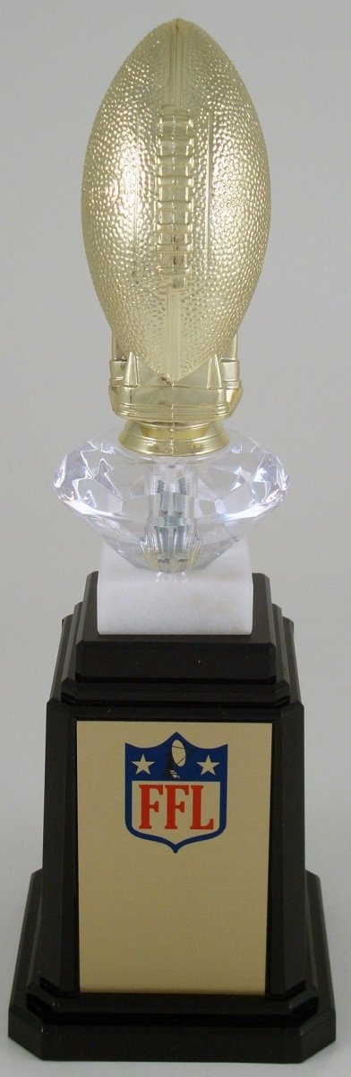 Fantasy Football Football Figure Tower Base Trophy - Schoppy's Since 1921