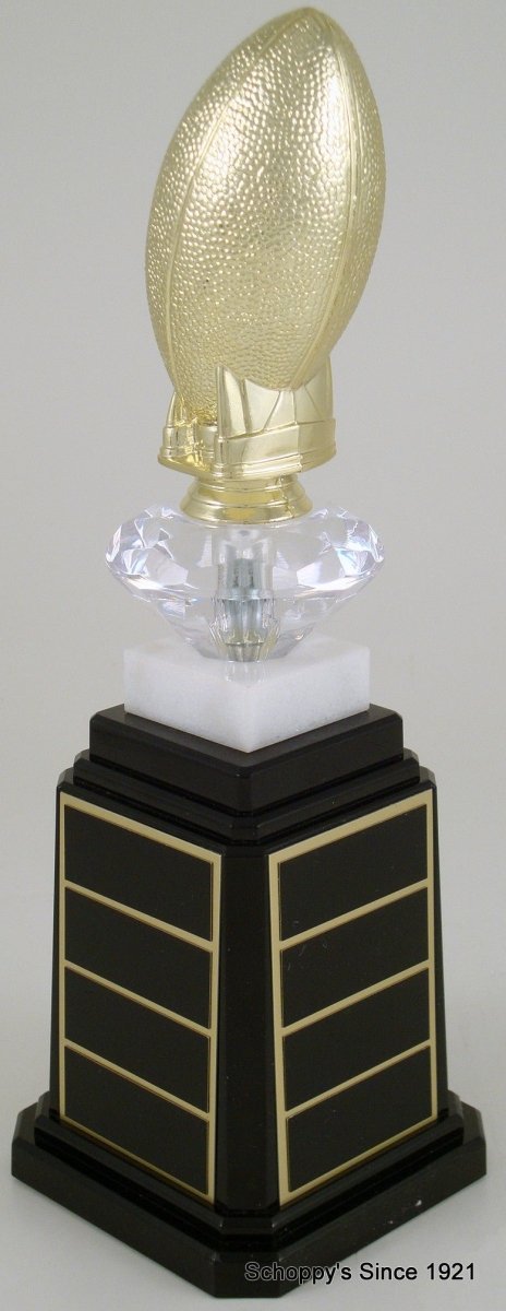 Fantasy Football Football Figure Tower Base Trophy - Schoppy's Since 1921