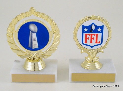 Fantasy Football League Custom Logo Trophy-Trophies-Schoppy's Since 1921