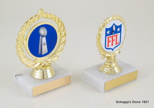 Fantasy Football League Custom Logo Trophy-Trophies-Schoppy's Since 1921