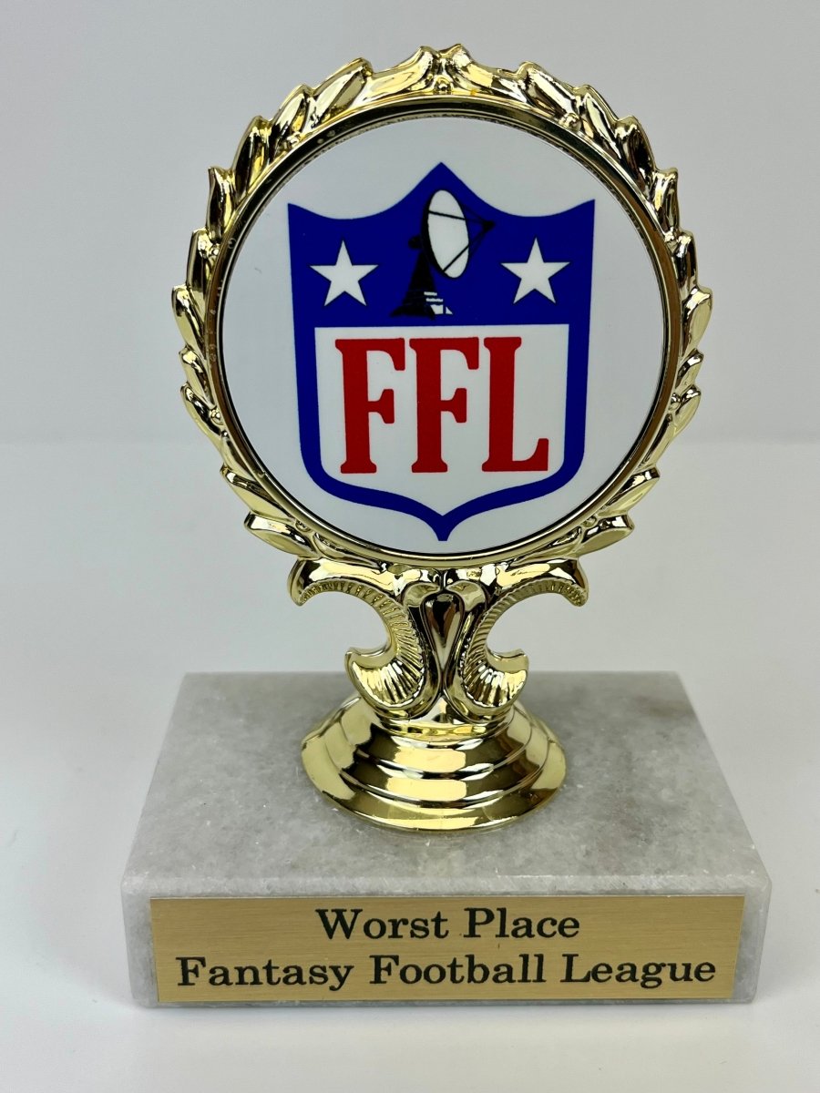 Fantasy Football League Custom Logo Trophy - Schoppy's Since 1921