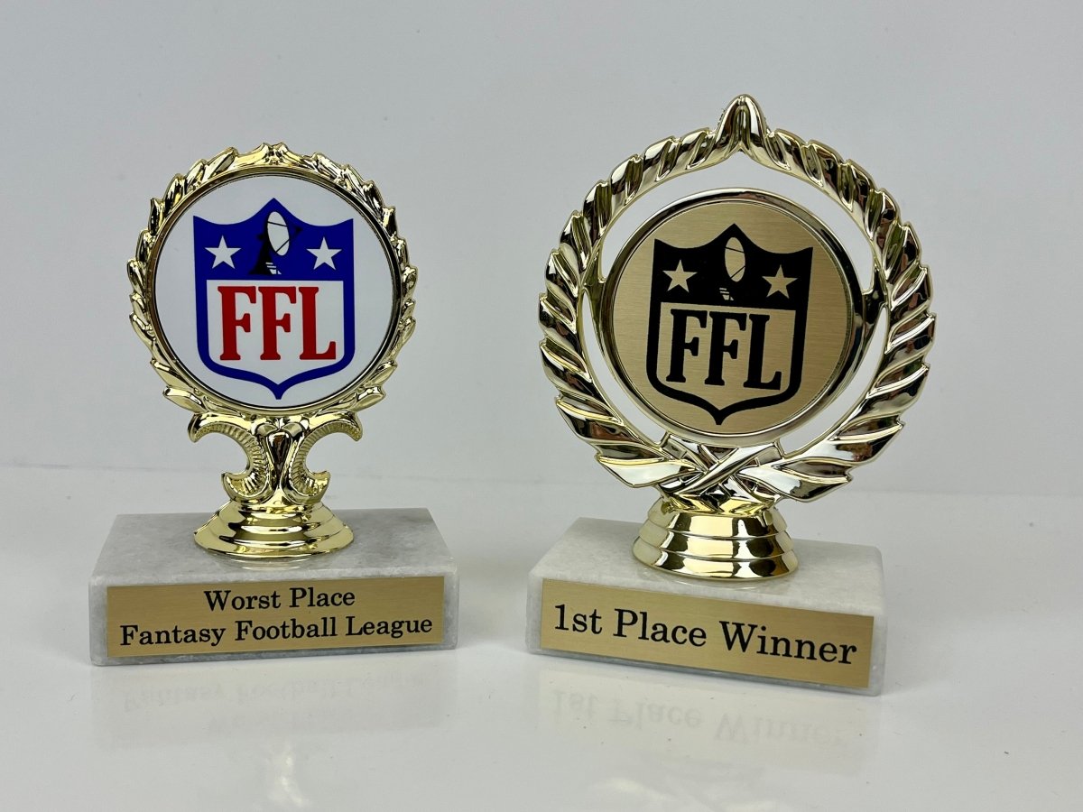 Fantasy Football League Custom Logo Trophy - Schoppy's Since 1921
