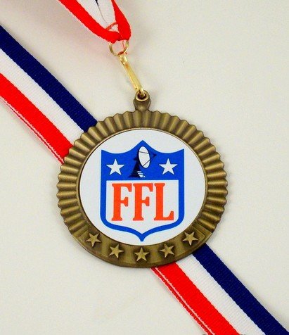 Fantasy Football League Medal - Schoppy's Since 1921