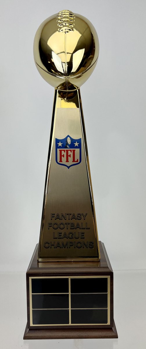 Fantasy Football New Gold Plated Finish Trophy - Schoppy's Since 1921