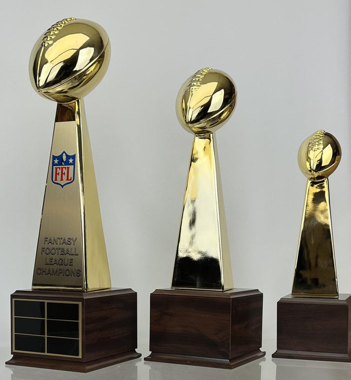 Fantasy Football New Gold Plated Finish Trophy - Schoppy's Since 1921