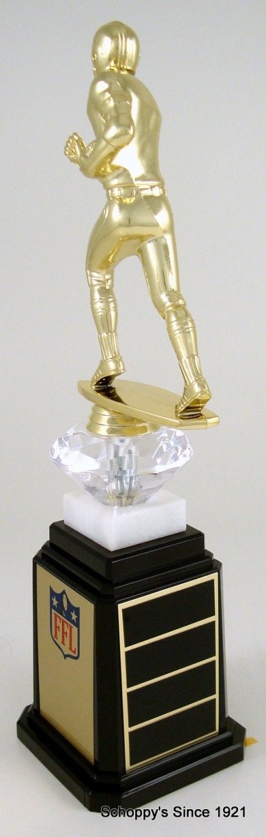 Fantasy Football Runner Figure Tower Base Trophy - Schoppy's Since 1921