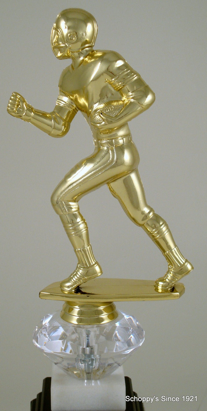 Fantasy Football Runner Figure Tower Base Trophy-Trophy-Schoppy's Since 1921