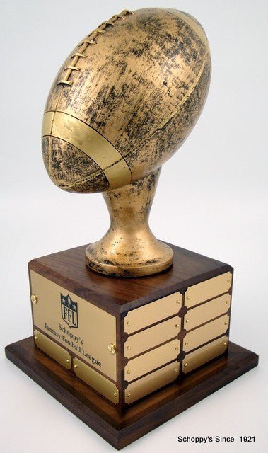 Fantasy Football Trophy - Perpetual FF2 Bronze-Trophies-Schoppy's Since 1921