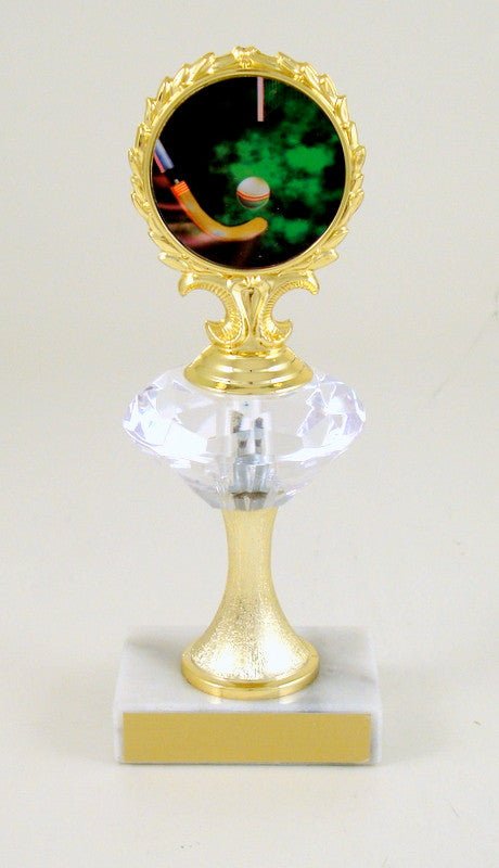 Field Hockey Trophy Diamond Riser with Logo-Trophy-Schoppy's Since 1921