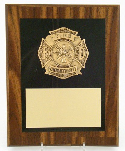 Fire Department Plaque - Schoppy's Since 1921