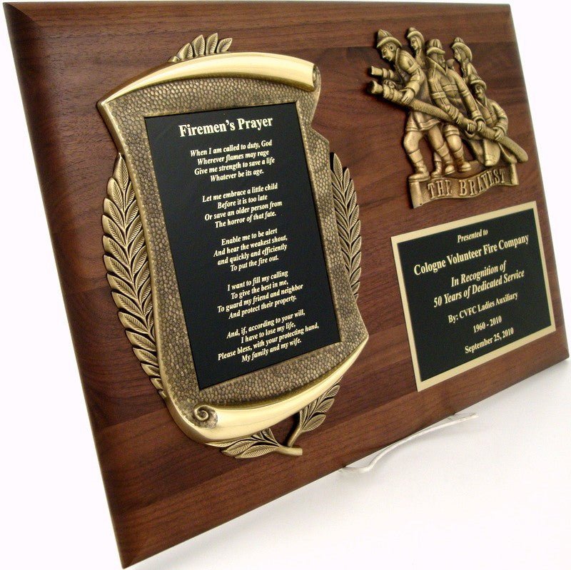 Firemen's Prayer Plaque - Schoppy's Since 1921