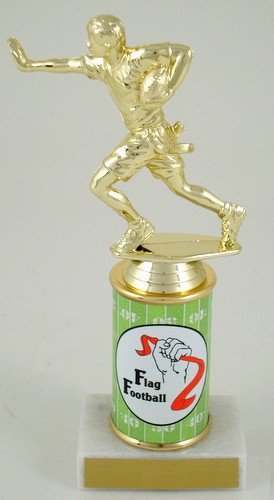 Flag Football Custom Column Trophy - Schoppy's Since 1921