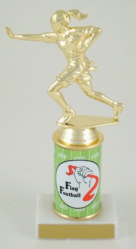 Flag Football Custom Column Trophy - Schoppy's Since 1921