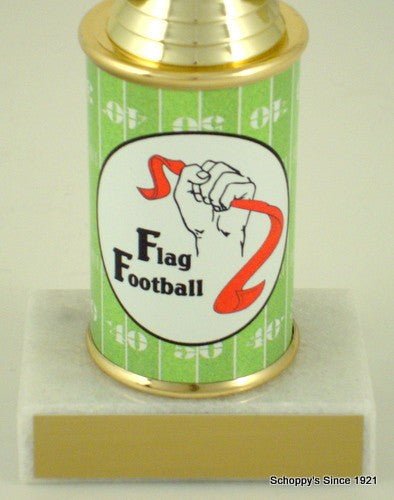 Flag Football Custom Column Trophy - Schoppy's Since 1921