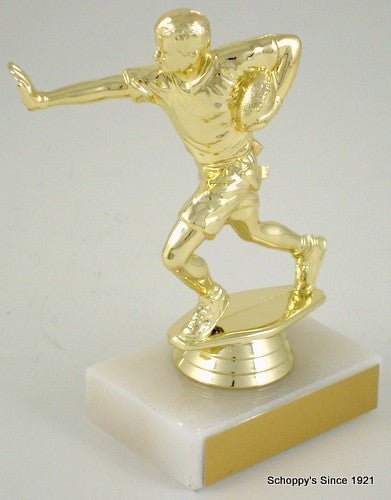 Flag Football Trophy On Marble Base - Schoppy's Since 1921