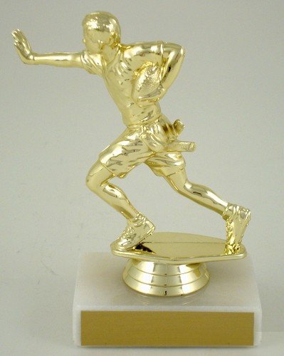 Flag Football Trophy On Marble Base - Schoppy's Since 1921