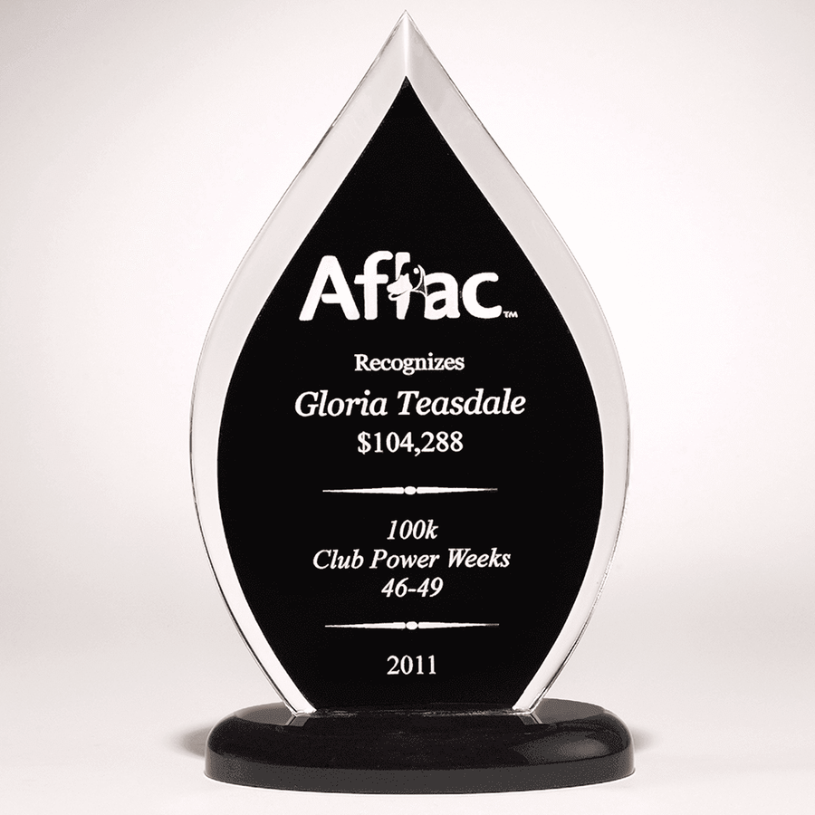 Flame Acrylic With Colored Background - Schoppy's Since 1921