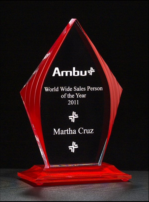 Flame Acrylic With Colored Accents - Schoppy's Since 1921