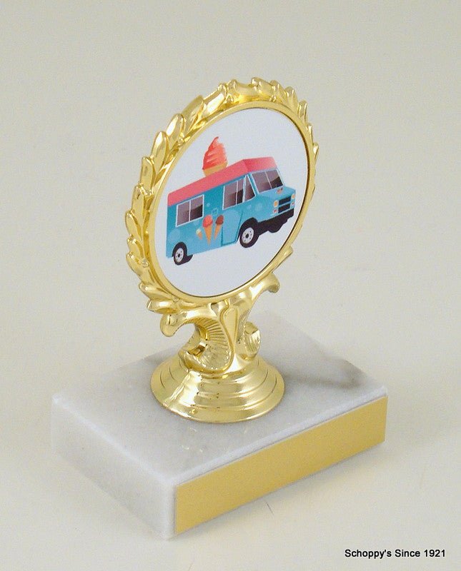 Food Truck Logo Trophy - Schoppy's Since 1921