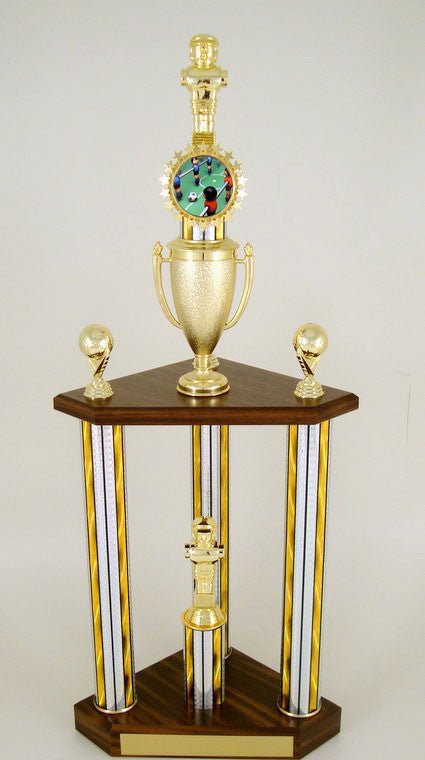 Foosball 3 Column Champion Trophy - Schoppy's Since 1921