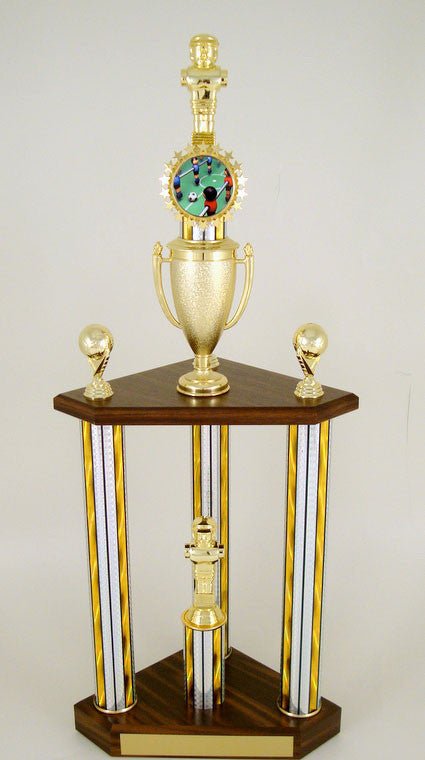 Foosball 3 Column Champion Trophy-Trophy-Schoppy's Since 1921