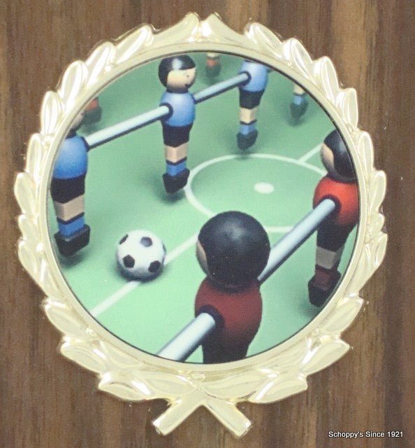 Foosball 5x7 Plaque - Schoppy's Since 1921