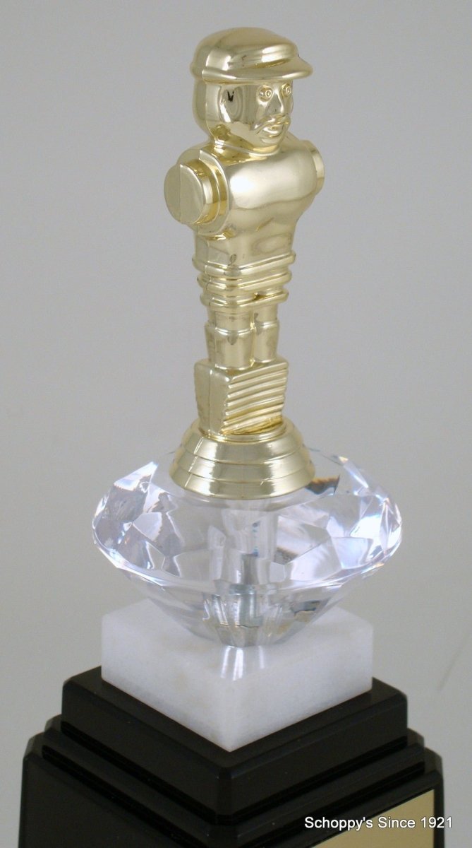 Foosball Figure Tower Base Trophy - Schoppy's Since 1921