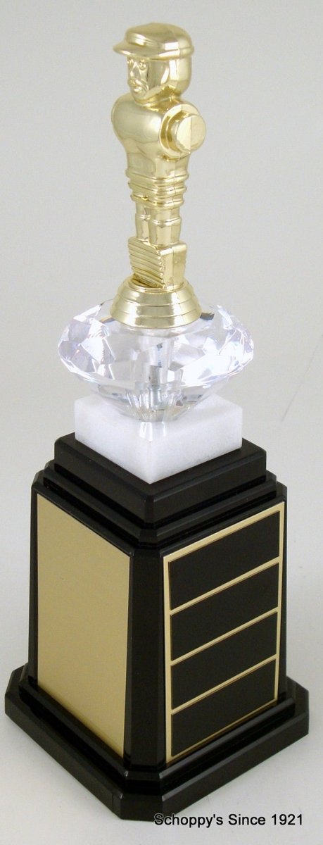 Foosball Figure Tower Base Trophy - Schoppy's Since 1921