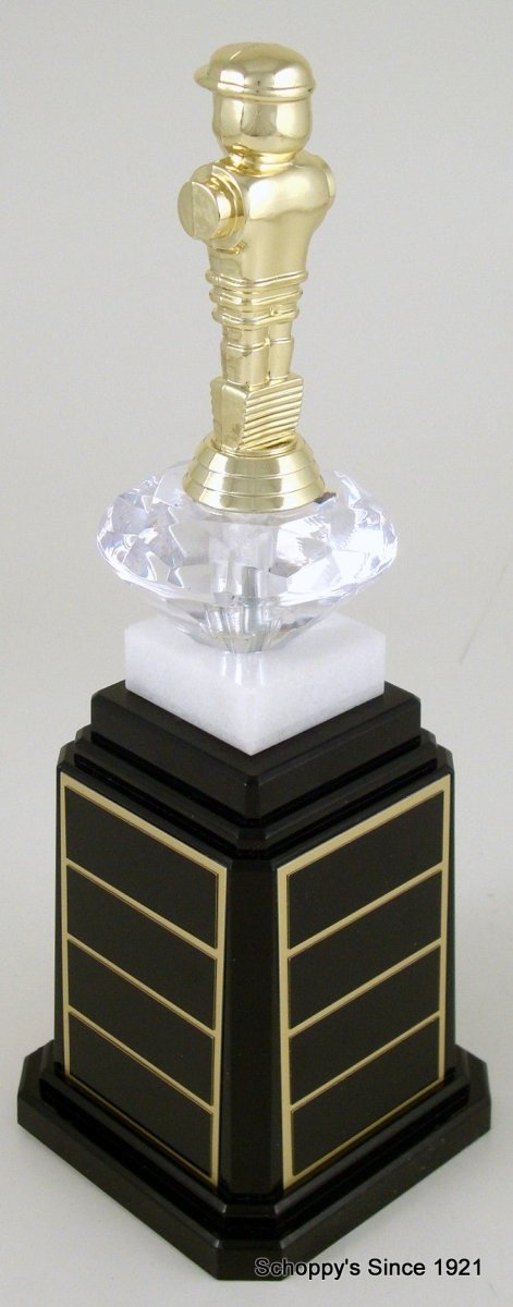 Foosball Figure Tower Base Trophy - Schoppy's Since 1921